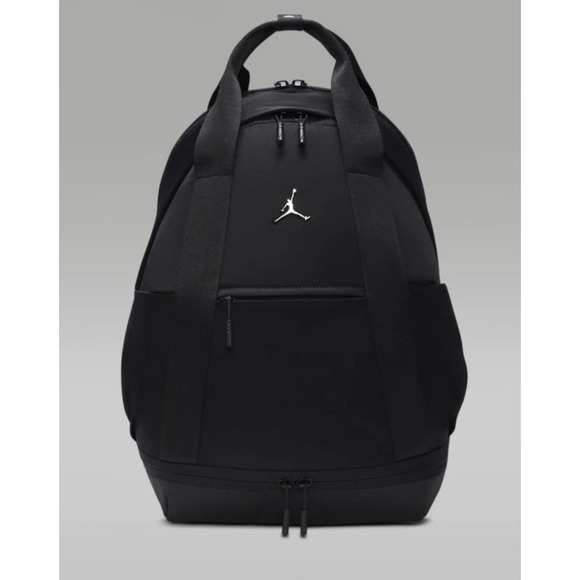 Nike Other - Nike Jordan Black Laptop Backpack Shoe Compartment Travel School Gym Bag NWT